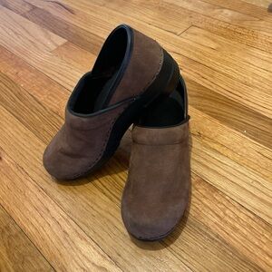 Sanita Brown Leather Mules